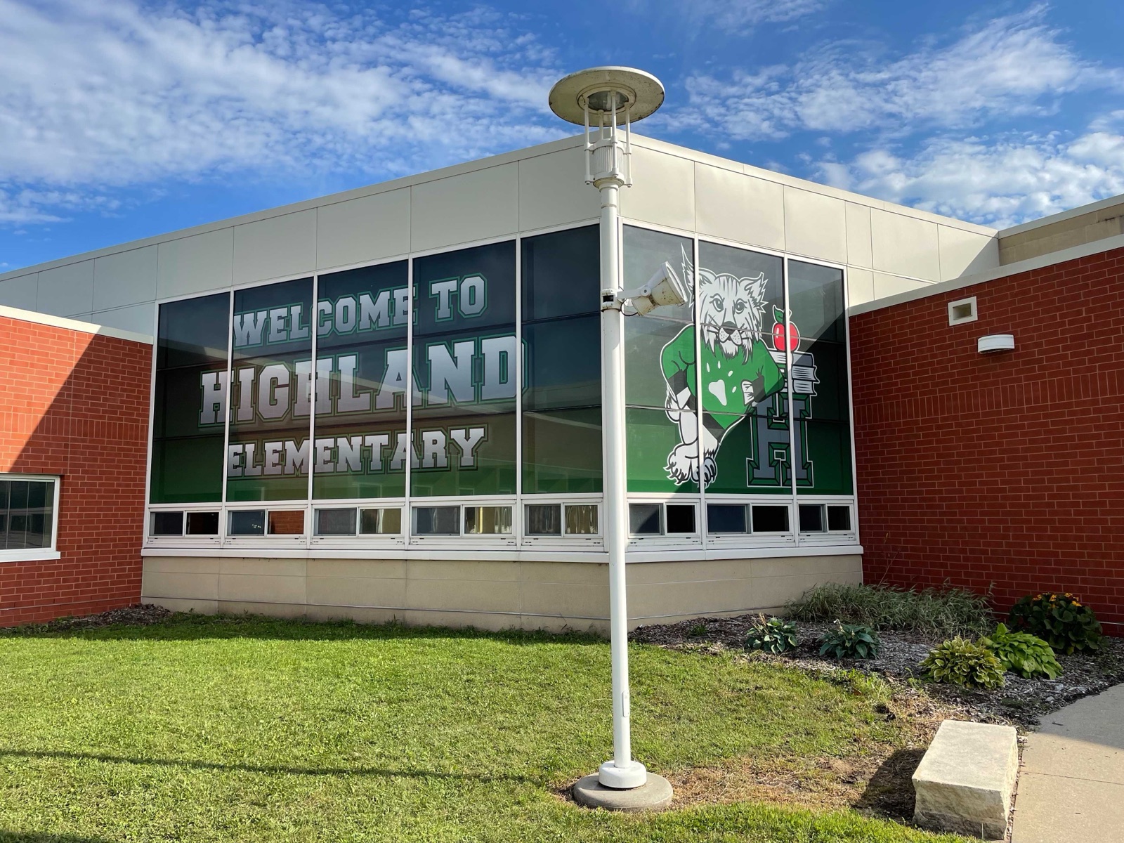 Highland Elementary Window Graphics