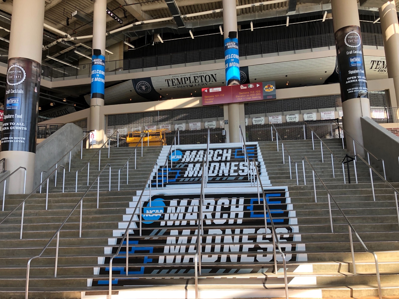 NCAA March Madness Stair Graphics