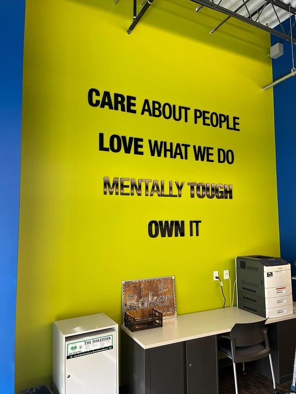 Interior Signs & Dimensional Lettering — 5