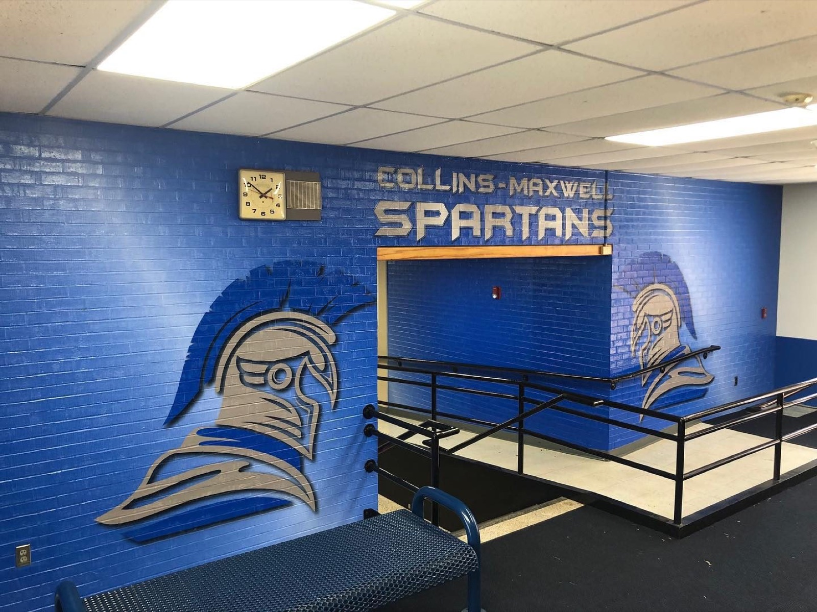 Collins-Maxwell Spartans wall graphics