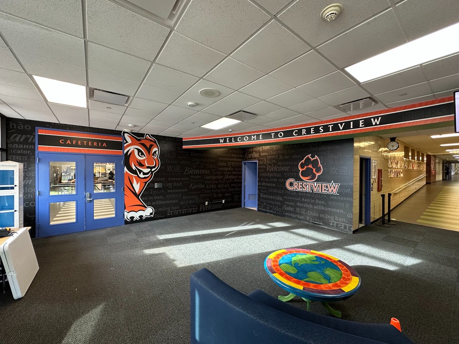 Crestview welcome wall mural